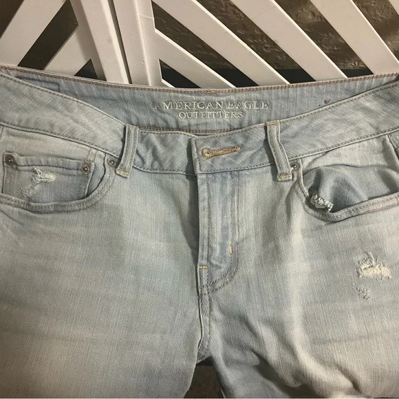 American Eagle Outfitters Men's Light Blue Skinny Jeans - Picture 1 of 4